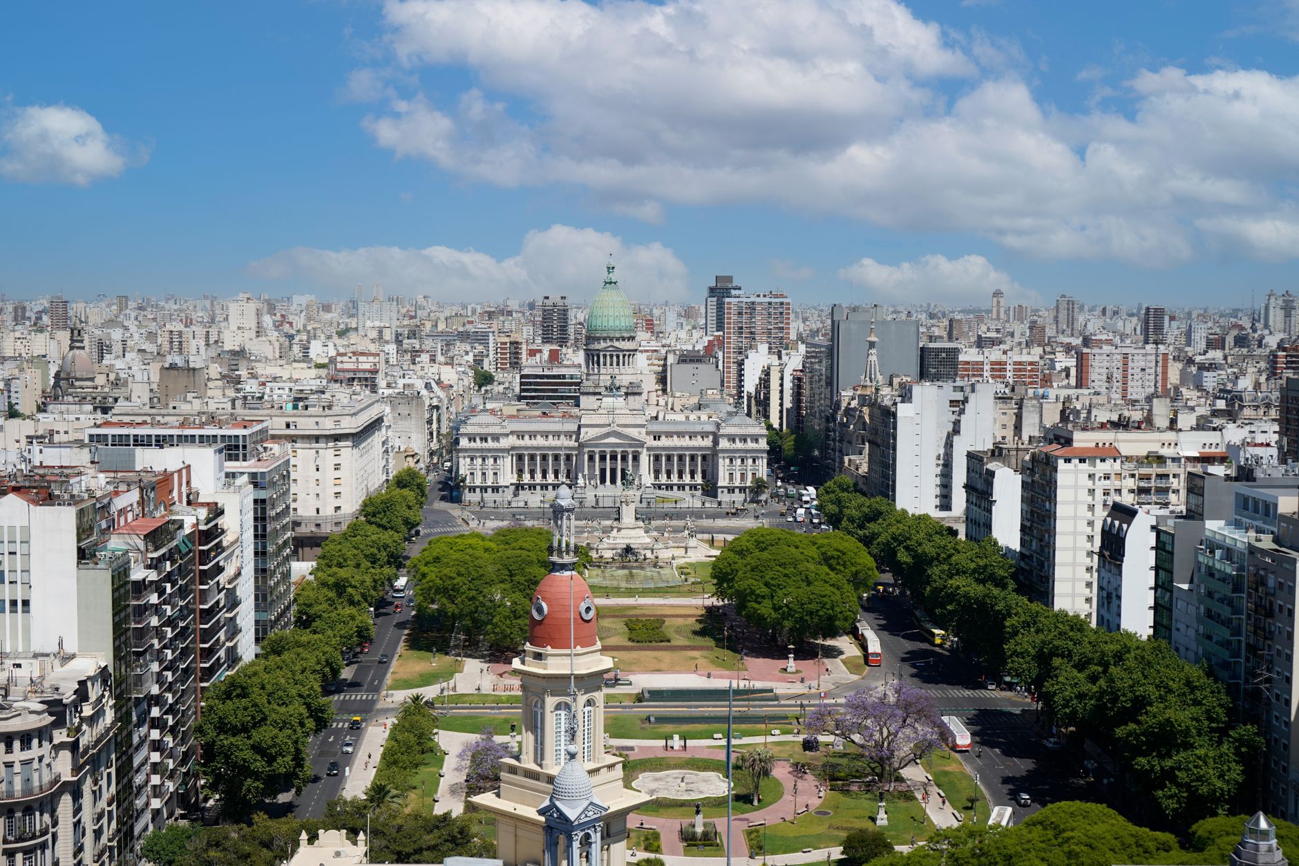 Calle comercial de Buenos Aires